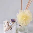 힐링 미니 | 화이트데이 선물 추천] 책상 위 작은 힐링, 곰인형 스타플라워 미니꽃다발 후기