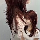성화동미용실 영앤헤어스튜디오 레이어드컷 레드브라운 염색 후기