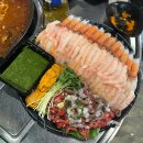 동탄 오군포차 본점 오군카세 모둠새우회 매운산낙지볶음 수육한접시 내돈내산 후기
