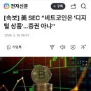 [속보] 美 SEC “비트코인은 '디지털 상품'…증권 아냐” 이미지