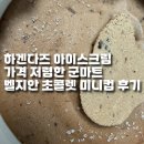 하겐다즈 아이스크림 가격 저렴한 군마트 벨지안 초콜렛 미니컵 후기