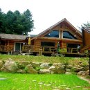 통나무집 이미지