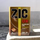 차량용 ZIC 0W-30 엔진오일을 바이크에 사용하기. 이미지