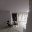 주식회사예림디자인컴퍼니 | 구축 30평대 셀프 인테리어 일기 #7 : 마루 시공 / 구정마루 마뷸러스리브 모로칸크림