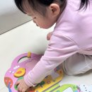 그림책 꽃밭 | 블루래빗 우리아기 첫 토이북 후기｜알록달록 꽃밭 친구들 &amp; 톡톡 퍼즐북 17개월 사용기