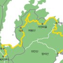 갈색 고사리밭을 오르내리는 한적한 남파랑길(#38-37) 이미지