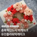 충북혁신도시 앙금떡케이크 &lt;유진플라워떡케이크&gt; 어버이날 케이크 1호사이즈 내돈내산