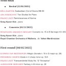퀸 엘리자베스 콩쿠르] 1라운드&amp; 세미파이널 리싸 감상 후기 (외국인 및 김송현,박진형,신창용 피아니스트)
