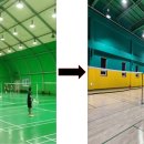 배드민턴장 실내화장실 이미지