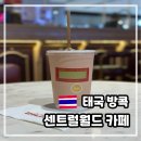 방콕 센트럴월드 카페 타이밀크티 핫플 카룬 추천