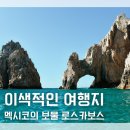 특이한 해외여행지 휴양지 추천 멕시코 여행지 로스카보스 알아보기