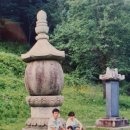 - 37년전인 1989년 8월, 오대산 상원사 한암선사 부도 앞에서 일가족 셋!(어린 J군) 이미지