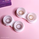겨울딥다크톤 컬러렌즈 추천 : 렌즈타운 로맨티로마(브라운/그레이)