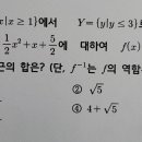 고1 역함수 문제입니다 이미지