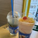 황금다방 | [빽다방] 신메뉴 딸기복숭아화채스무디 &amp; 페퍼민트티(ICED) 쵸롭