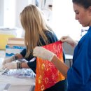 텍스타일 아트 이미지