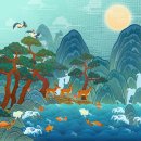 한국전통민화 이미지