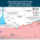 러시아 공격 캠페인 평가, 2024년 5월 21일(우크라이나 전황 이미지