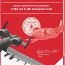 F-35 및 A-10 근접 항공 지원 비행 보고서 이미지