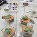 (1,2학년) 8월3일(수) 원예 테라리움 _ 배다리 공예체험 | [환경교육출강] 수정도서관 여름독서교실 <기후가 위험해!> 특강 환경그림책