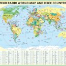 Amateur Radio World Map and DXCC Country List 이미지