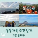 우진민박 | 동동가족 주간일기 1월 둘째주 / 제주도 서쪽 2박3일 여행 / 감염내과 진료 마무리