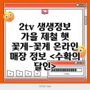 최성농장 | 2tv 생생정보 가을 제철 햇 꽃게-꽃게 온라인 매장 정보 <수확의 달인>