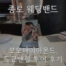 (주)하우징앤투어 | 종로 웨딩밴드 투어 목록 | 도쿄앤펄, 꼬모다이아몬드 상담 후기 (최종 계약 O)