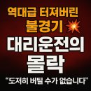의정부지역플랫폼택시카카오T노동조합 | 💥역대급 터져버린 불경기💥대리운전의 몰락, “도저히 버틸 수가 없습니다” 현실 리포트