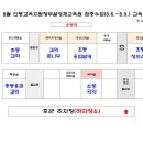 학교교육지원센터 시설 공사로 교실 변경 안내 이미지