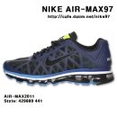 Nike Air Max 2011 Men's Running Shoes (블랙/남색)공구마감 이미지