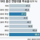 19대 총선 연령별 투표율 이미지