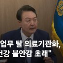 윤 대통령 "간호 업무 탈 의료기관화, 국민 건강 불안감 초래" 이미지