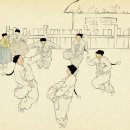 행복한 민화 그리기 이미지