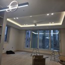 미술관원주단계점 | 원주 롯데캐슬아파트 무몰딩 간접조명 실링팬 설치 예약중 조명+목공을 한 번에