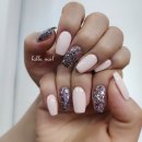 💖 손끝에 봄을 붙였다? 베이비핑크 + 파티글리터 젤네일 소개[진주 금산 랄라네일]