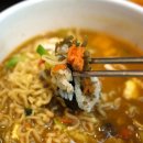 김밥에 라면 이미지