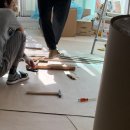 [구축 아파트 폴딩도어 시공 후기]몰딩 마감 + 데코타일 셀프시공까지 | 죽은 공간이 살아납니다