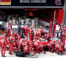 Ferrari pit stop diorama 이미지