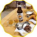 강아지수제간식/엄,빠만 치맥하냐?폼폼자매도 강아지맥주 강아지치킨<트릿테이블로>치맥 한다으~^^