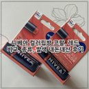 주식회사레드케어(RED CARE) | 니베아 컬러립밤 코랄, 레드 비교, 종류, 발색 내돈내산 후기