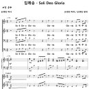 [성가악보] 입례송 - Soli Deo Gloria / 솔리 데오 글로리아 [손경민] 이미지