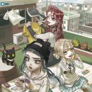 영화 속 인물 드로잉 이미지