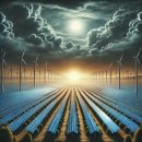 밤시 태양광발전소 이미지