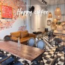 자유시장(2층) | 다낭 감성 카페 2층 한강뷰 해피커피 Happy Coffee 한시장 콩카페 근처 자유여행 기록