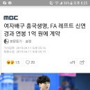 핑크스파이더스 신연경 재계약 이미지