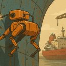 철벽을 걷는 로봇, 조선업의 미래를 바꾸다 이미지