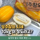정성마트 | 성주참외 시세 10kg 이정도일줄이야.. 효능 먹는법 따로 있다?