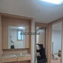 남구-042 | 포항 인테리어 필름 시공 전문 업체 - 포항 남구 자이아파트 <Part.1> 집 전체 방문 &amp; 문틀, 화장대...