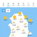 오늘의 날씨🌞☔️☃️, 2024년 4월 6일 토요일 이미지